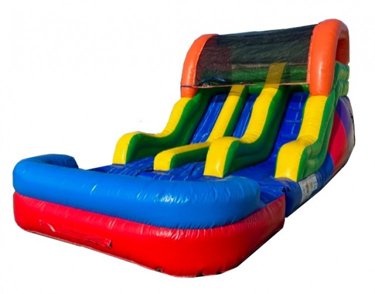 12ft Double Trouble Dual Lane Water Slide