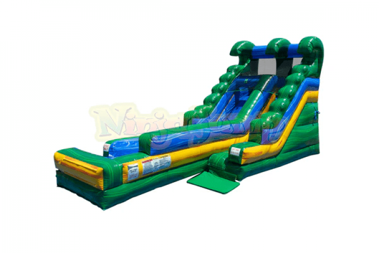 15ft Emerald Rush Water Slide